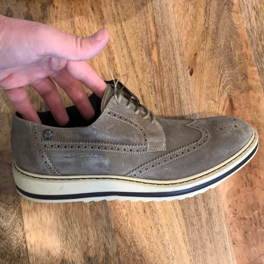 Jackal - made in Italy - suede brogues size 9